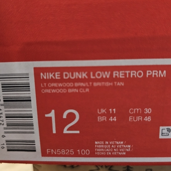 NIKE DUNK LOW RETRO PRM - Picture 12 of 12